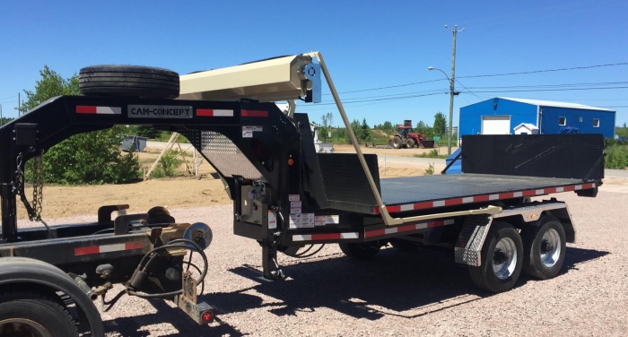 CL202GN12- Trailer 2 axles Goose Neck 14K Capacity - for 12 to 14 foot containers